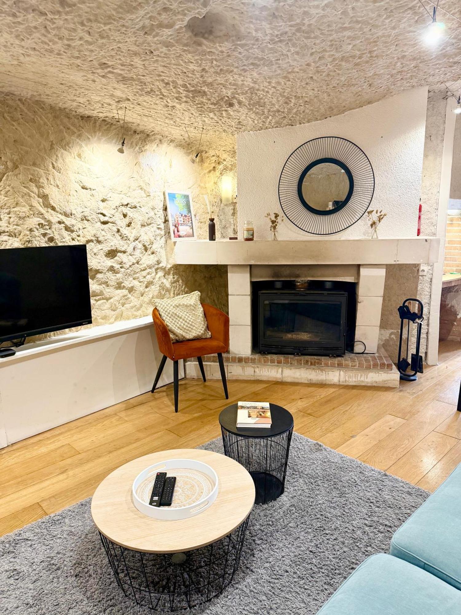 Apartamento Troglodyte Du Petit Coteau Vouvray Exterior foto