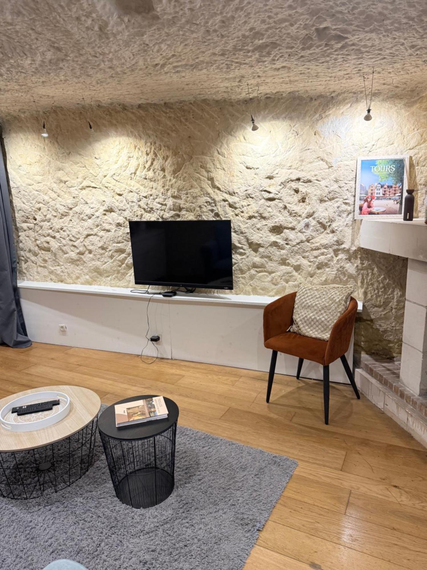 Apartamento Troglodyte Du Petit Coteau Vouvray Exterior foto
