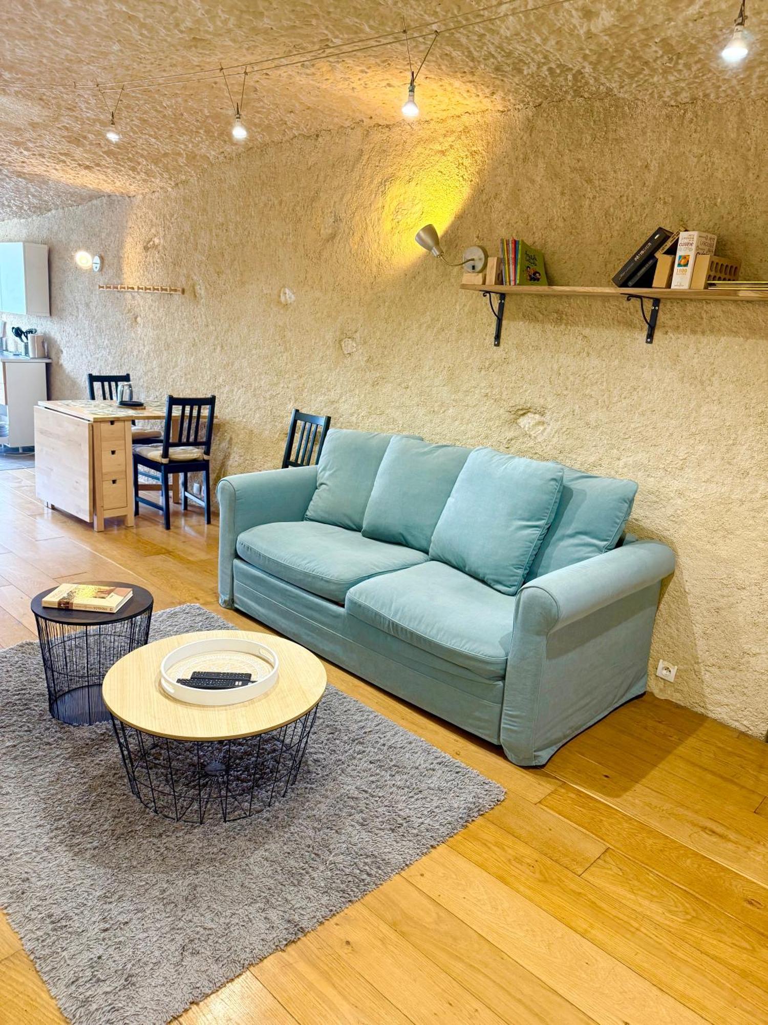 Apartamento Troglodyte Du Petit Coteau Vouvray Exterior foto